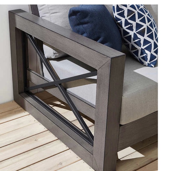 Sunbrella BLUE In/Outdoor Pillows, 15x15 - Picture 3 of 9